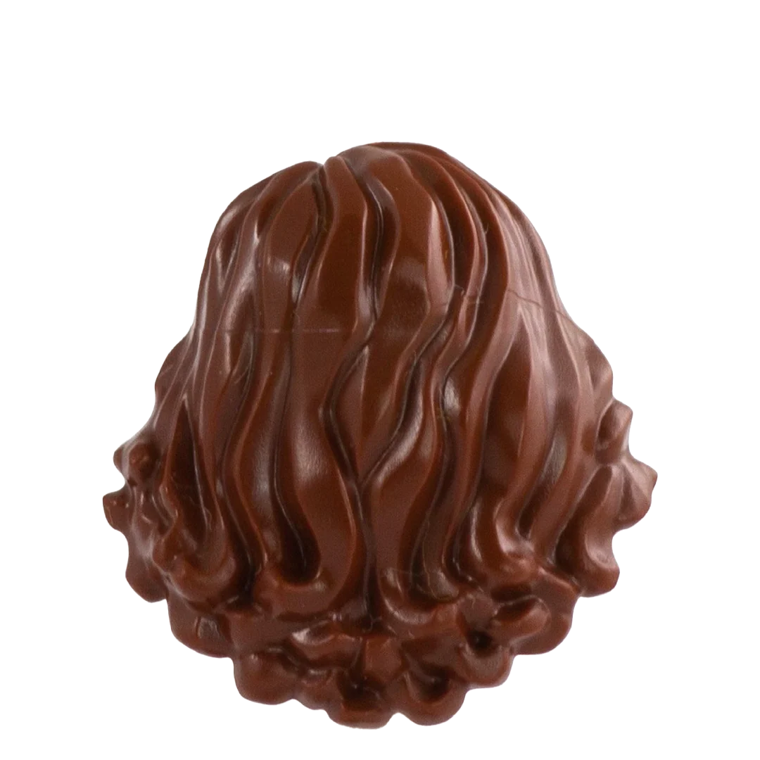Brown Long Cascading - LEGO Minifigure Hair - Image 2