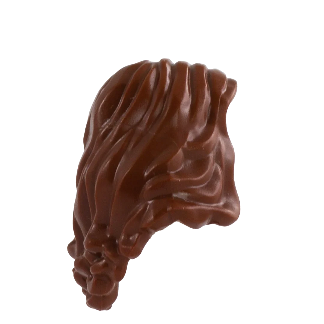 Brown Long Cascading - LEGO Minifigure Hair - Image 3