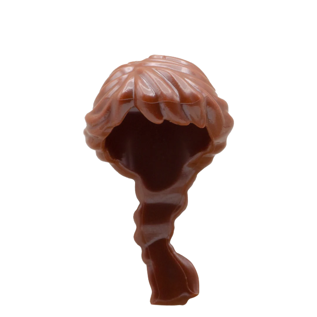 Brown Long Plaited - LEGO Minifigure Hair