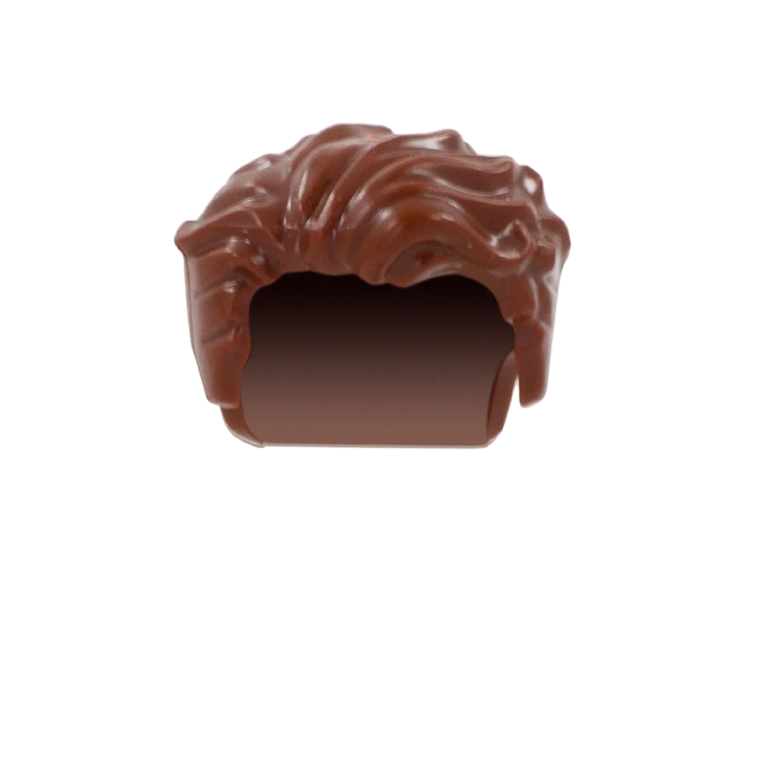 Brown Movie Star Hair - LEGO Minifigure Hair