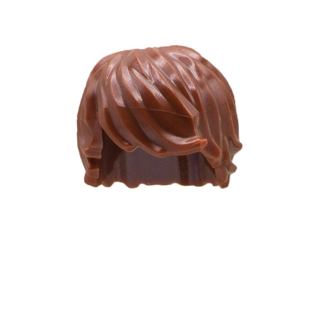 Brown Sweepy Hair - LEGO Minifigure Hair