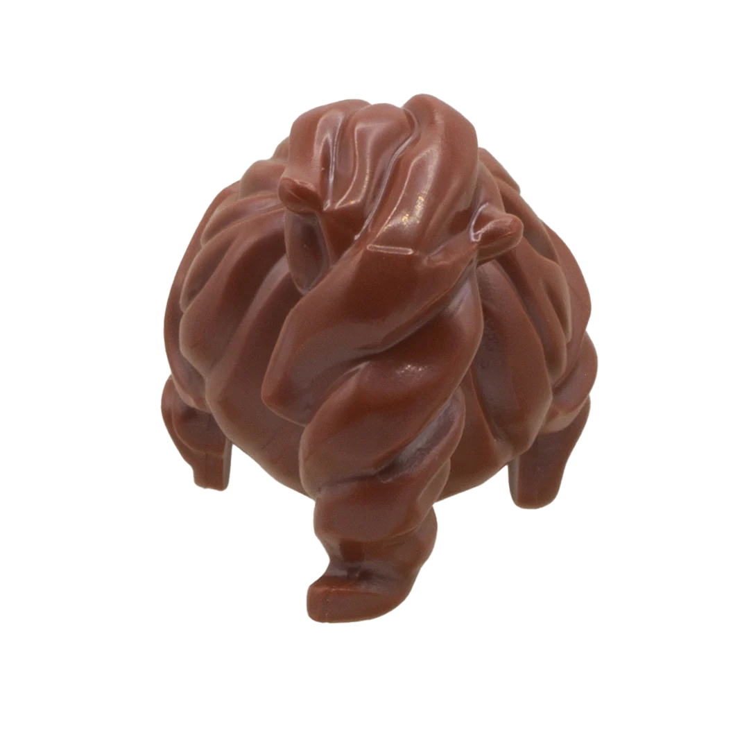 Brown Thick Ponytail - LEGO Minifigure Hair - Image 2
