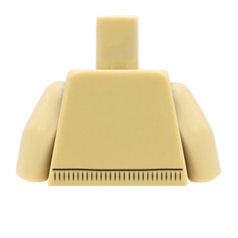 Buttoned Cardigan - Custom Design Minifigure Torso - Image 49