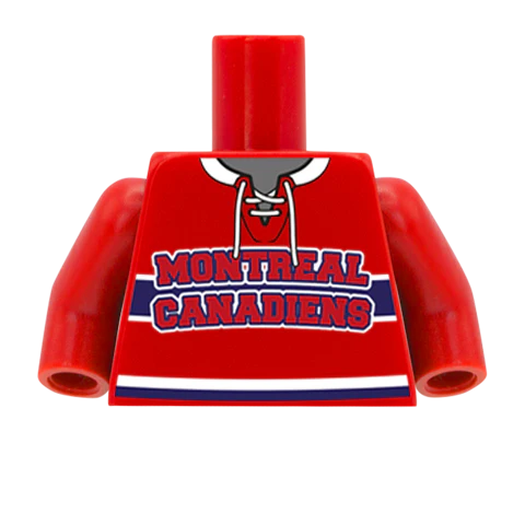 Canadiens (Add name and number) - Custom Design Minifigure Torso