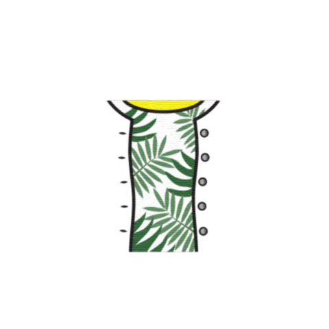 Cardigan over Leafy Top - Custom Design Minifigure Torso - Image 31