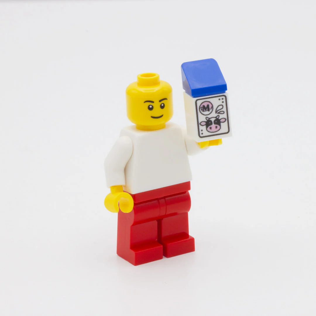 Pretend "Carton of Dairy Milk" - Minifigure Accessory - Image 2
