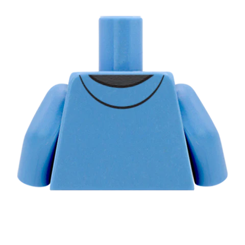 Panda Hoodie - Custom Printed Minifigure Torso - Image 47