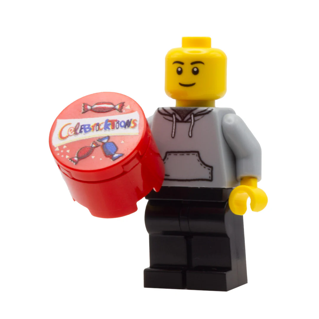 Pretend "Celebricktions tub" - Custom Design Minifigure Accessory (Plastic Toy) - Image 2