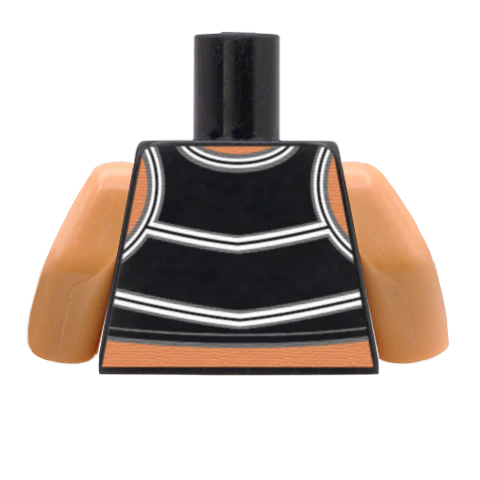 Cheerleader Torso - Custom Design Minifigure Torso - Image 20