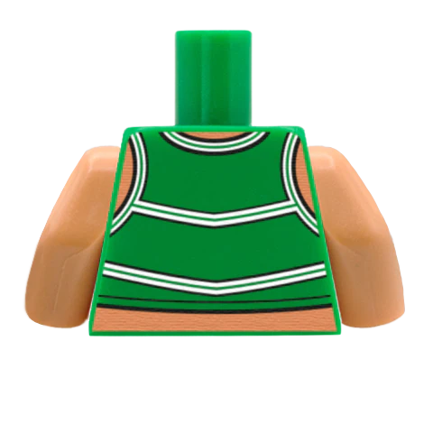 Cheerleader Torso - Custom Design Minifigure Torso - Image 30