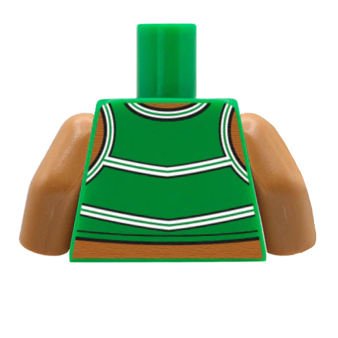 Cheerleader Torso - Custom Design Minifigure Torso - Image 31