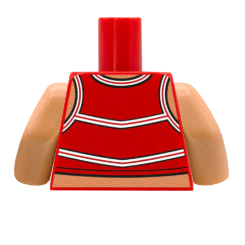 Cheerleader Torso - Custom Design Minifigure Torso - Image 40