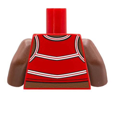 Cheerleader Torso - Custom Design Minifigure Torso - Image 42