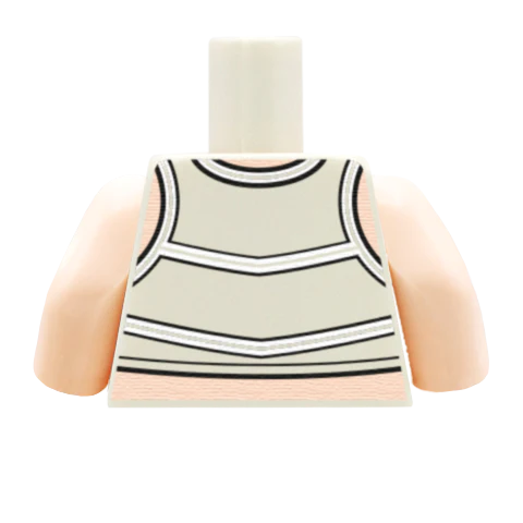 Cheerleader Torso - Custom Design Minifigure Torso - Image 44