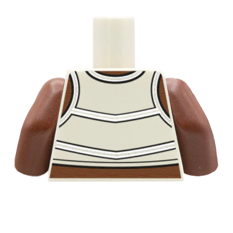 Cheerleader Torso - Custom Design Minifigure Torso - Image 47