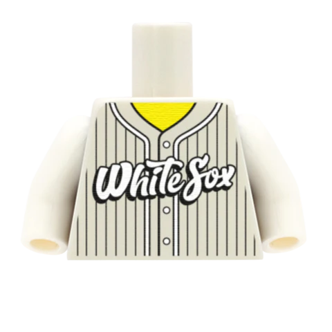 Chicago White Sox (American League) - Custom Design Minifigure Torso
