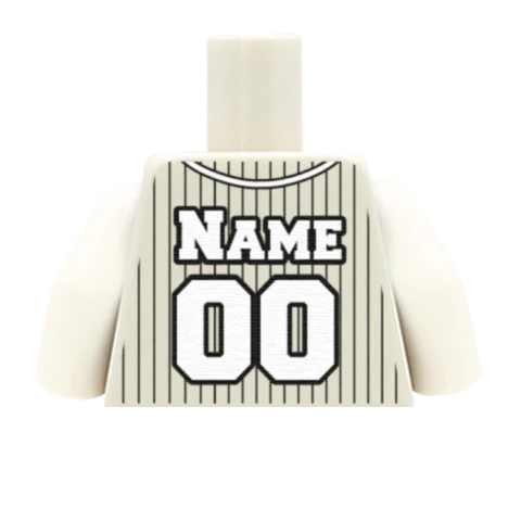Chicago White Sox (American League) - Custom Design Minifigure Torso - Image 7
