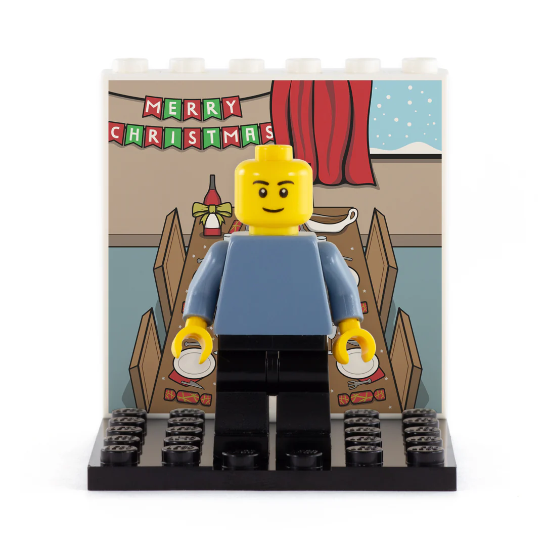 Christmas Dinner Back Panel - Custom Design Display Panel and Stand - Image 3