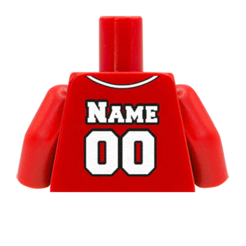 Cincinnati Reds (National League) - Custom Design Minifigure Torso - Image 7