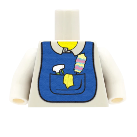 Cleaner Tabard - Lego Minifigure Torso