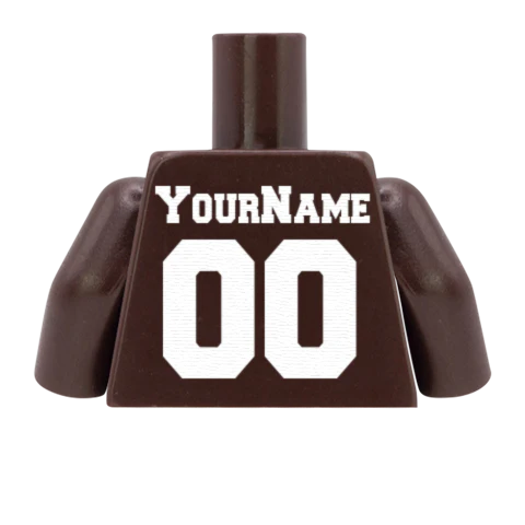 Cleveland Browns (AFC) - Custom Design Minifigure Torso - Image 7