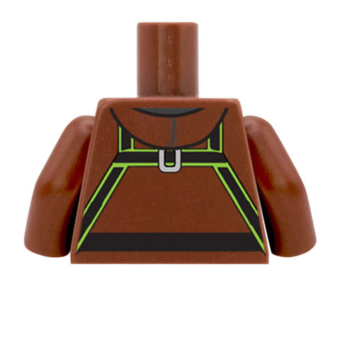 Climbing Harness and Top - Custom Design Minifigure Torso - Image 45