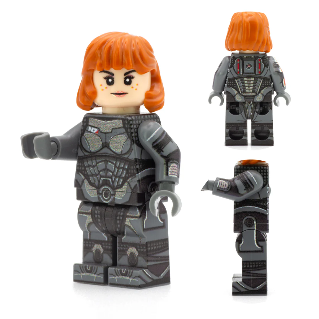 Commander Shepard - Custom Design Minifigure - Image 3