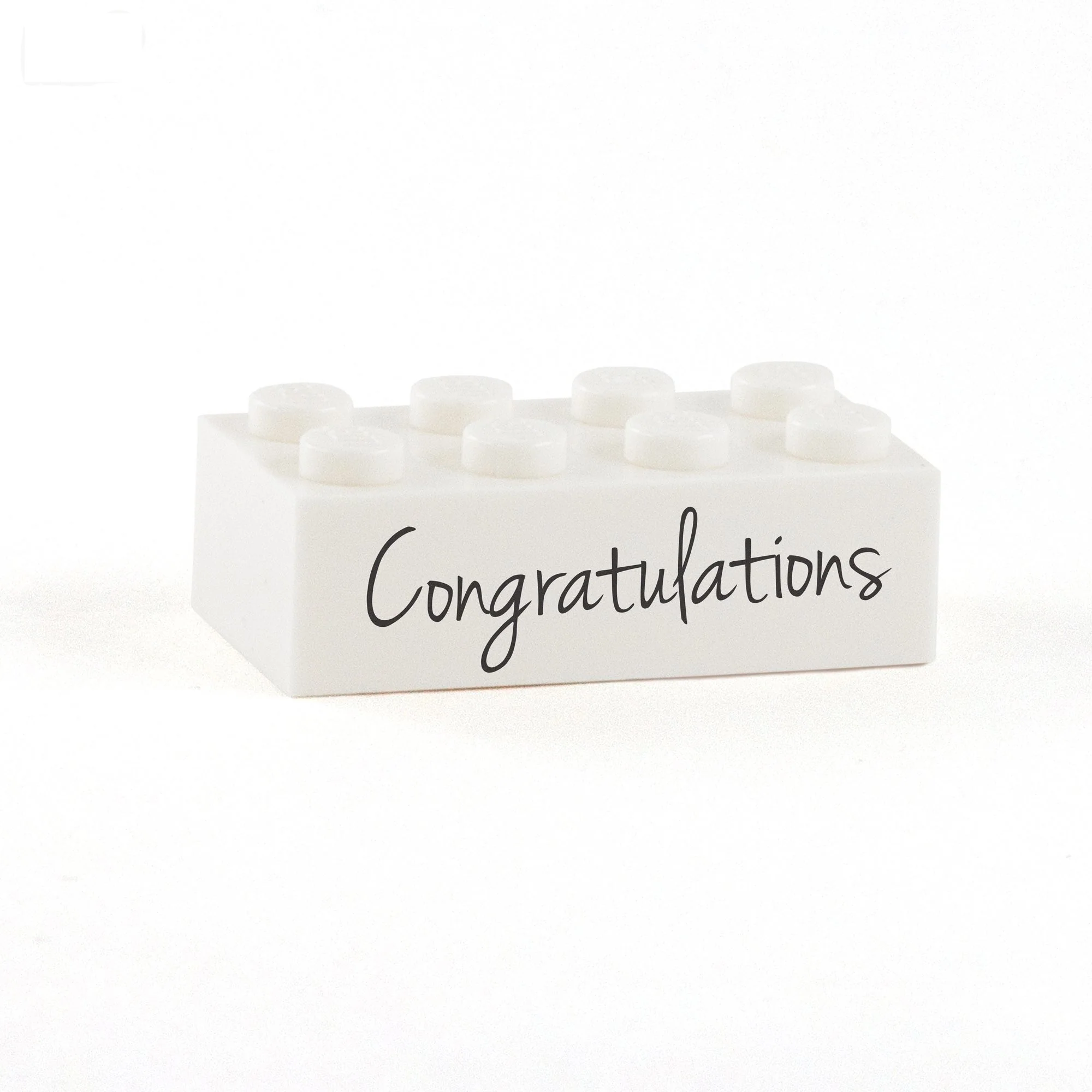 Congratulations Display Brick - Custom Printed 2 x 4 Brick