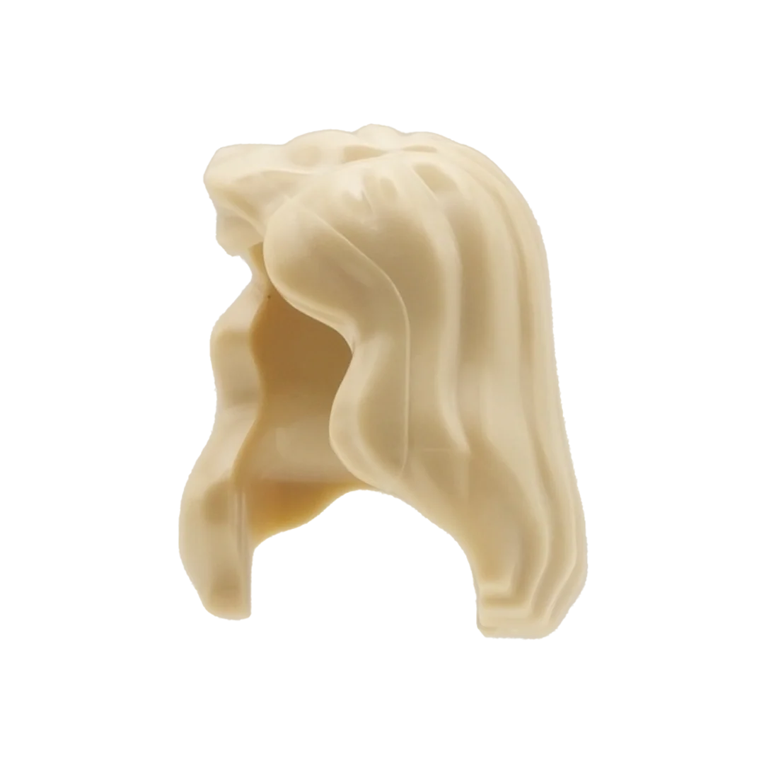 Blonde Wavy Hair - LEGO Minifigure Hair - Image 4