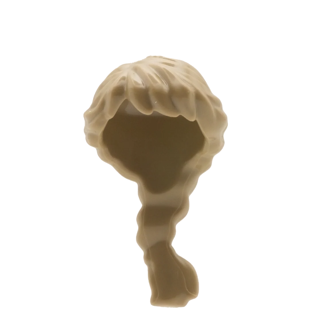 Dark Blonde Long Plaited - LEGO Minifigure Hair