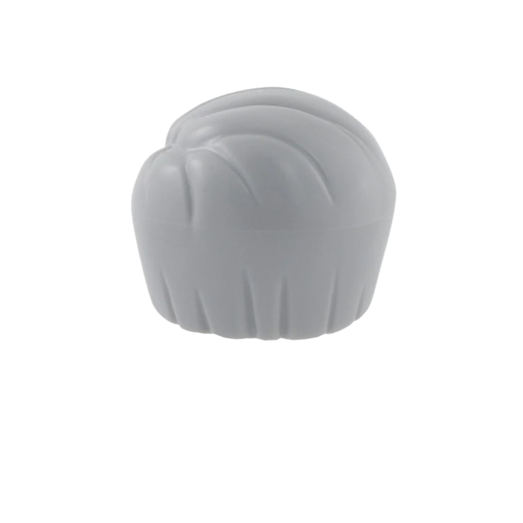Light Grey Short Swept Side Parted Hair - LEGO Minifigure Hair - Image 2