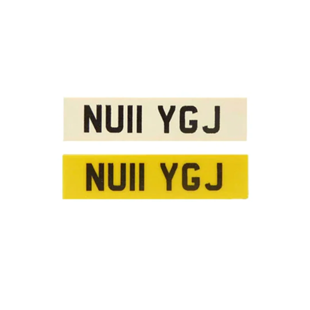 Personalised Registration / Licence Plates - Custom Design Tiles