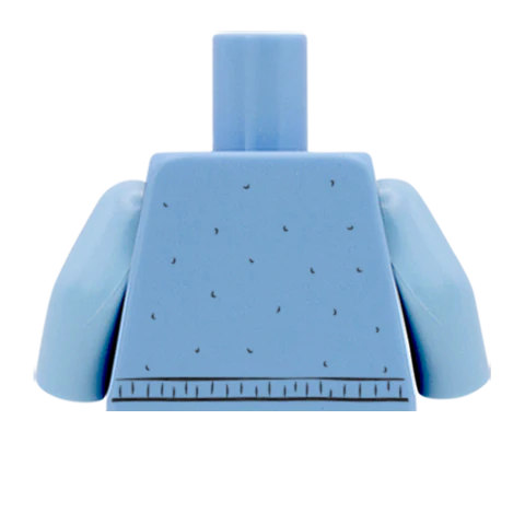 Crew Neck Cardigan - Custom Design Minifigure Torso - Image 38