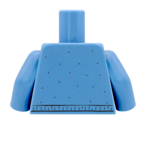 Crew Neck Cardigan - Custom Design Minifigure Torso - Image 47