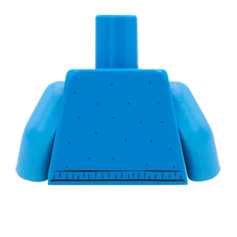 Crew Neck Cardigan - Custom Design Minifigure Torso - Image 59