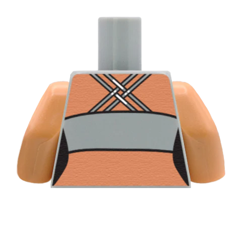 Cross Back Sports Bra - Custom Design Minifigure Torso - Image 32