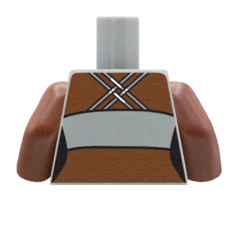 Cross Back Sports Bra - Custom Design Minifigure Torso - Image 34