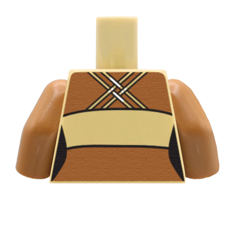 Cross Back Sports Bra - Custom Design Minifigure Torso - Image 38