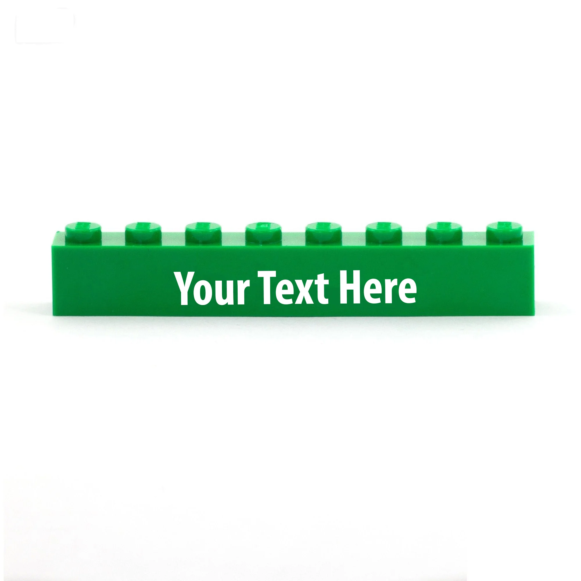 Custom Design 1 x 8 Brick (Choice of Colours) with a Name or Message - Custom Printed Brick - Image 4