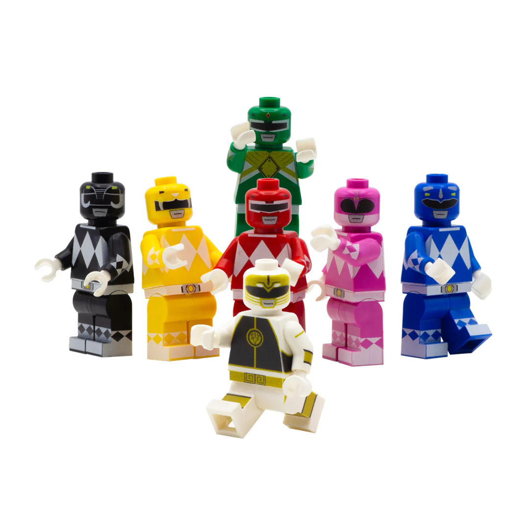Brick Rangers (Set of 7 or 5) - Custom LEGO Minifigure Set - Image 10