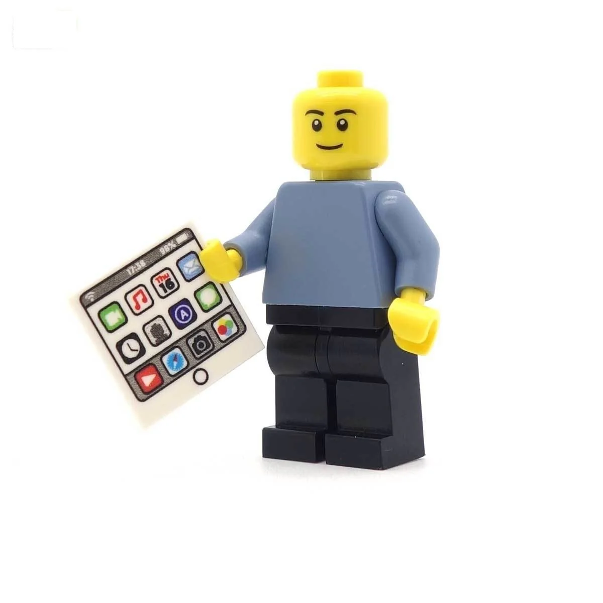 Tablet (White) - Custom Designed Tile - Image 2