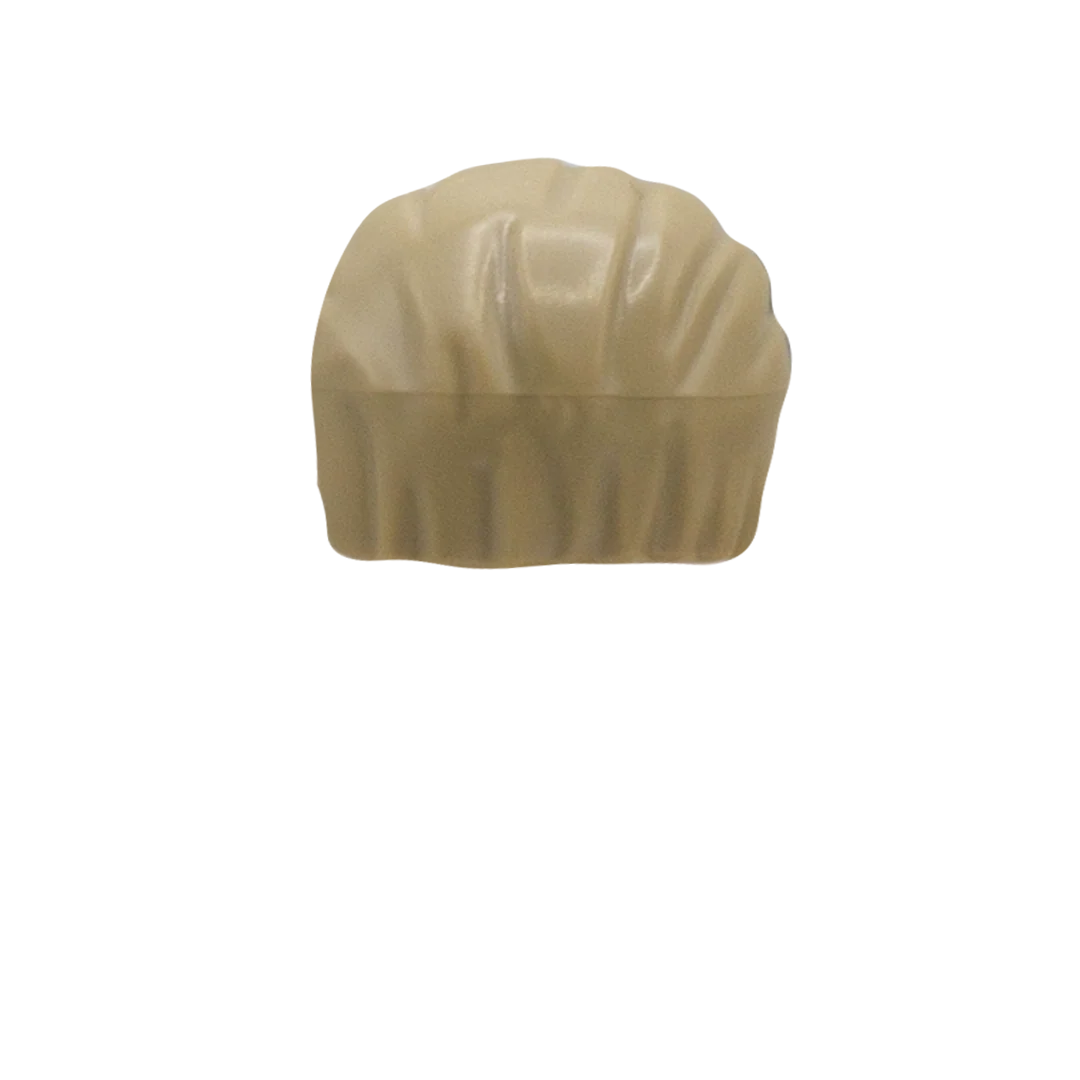 Dark Blonde Combed Back Hair - LEGO Minifigure Hair - Image 2