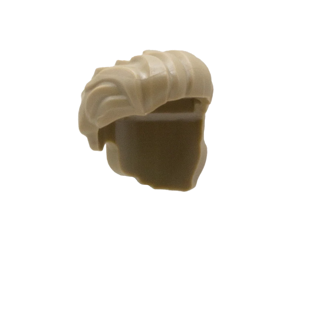 Dark Blonde Side Swept Undercut - LEGO Minifigure Hair
