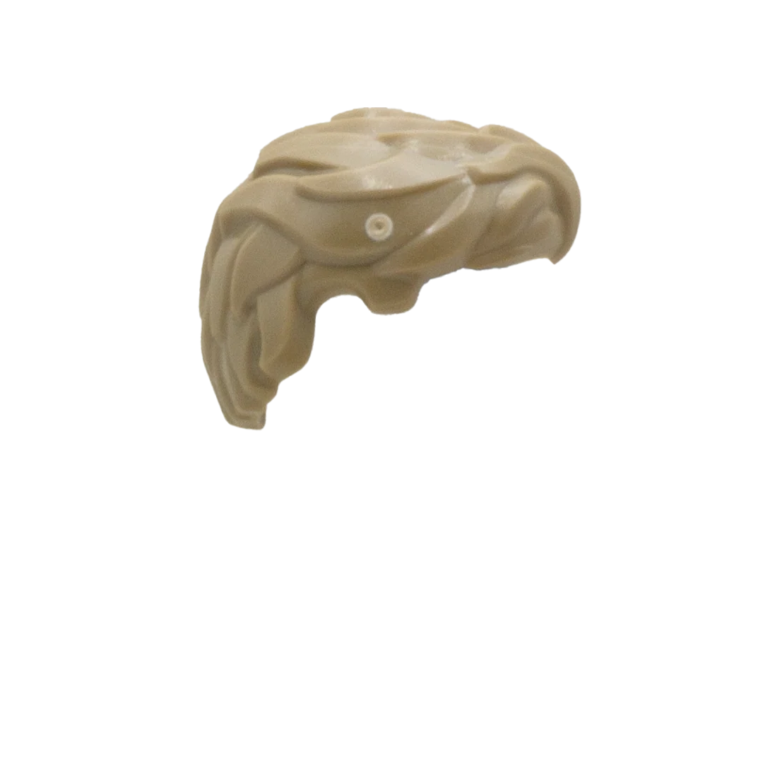 Dark Blonde Side Swept Undercut - LEGO Minifigure Hair - Image 3