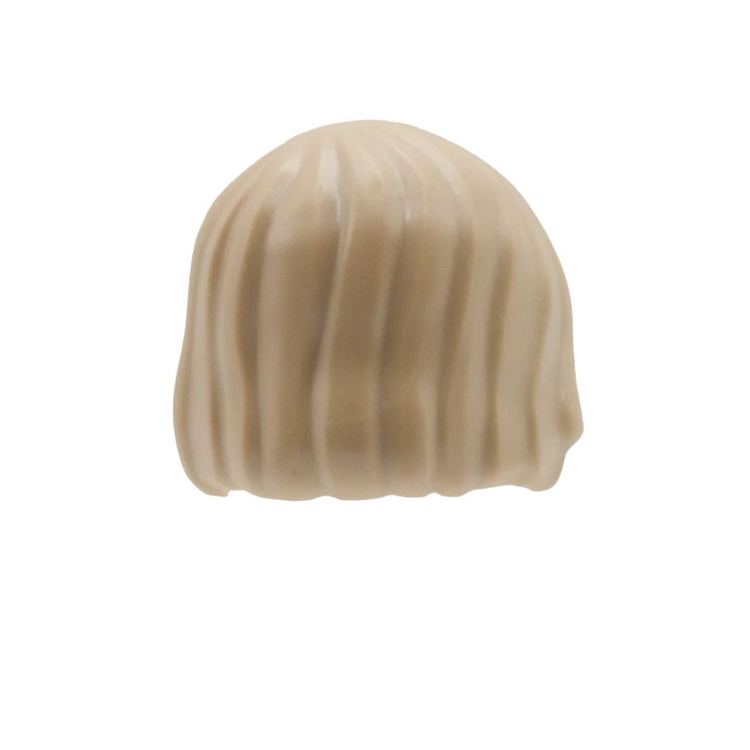 Dark Blonde Sweepy Bowl Cut - LEGO Minifigure Hair - Image 2