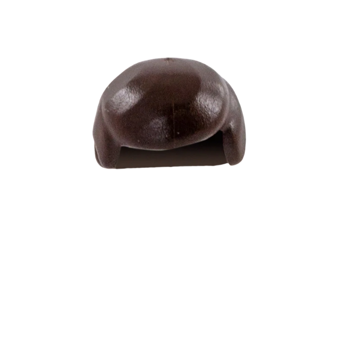 Dark Brown Standard Short Hair - LEGO Minifigure Hair