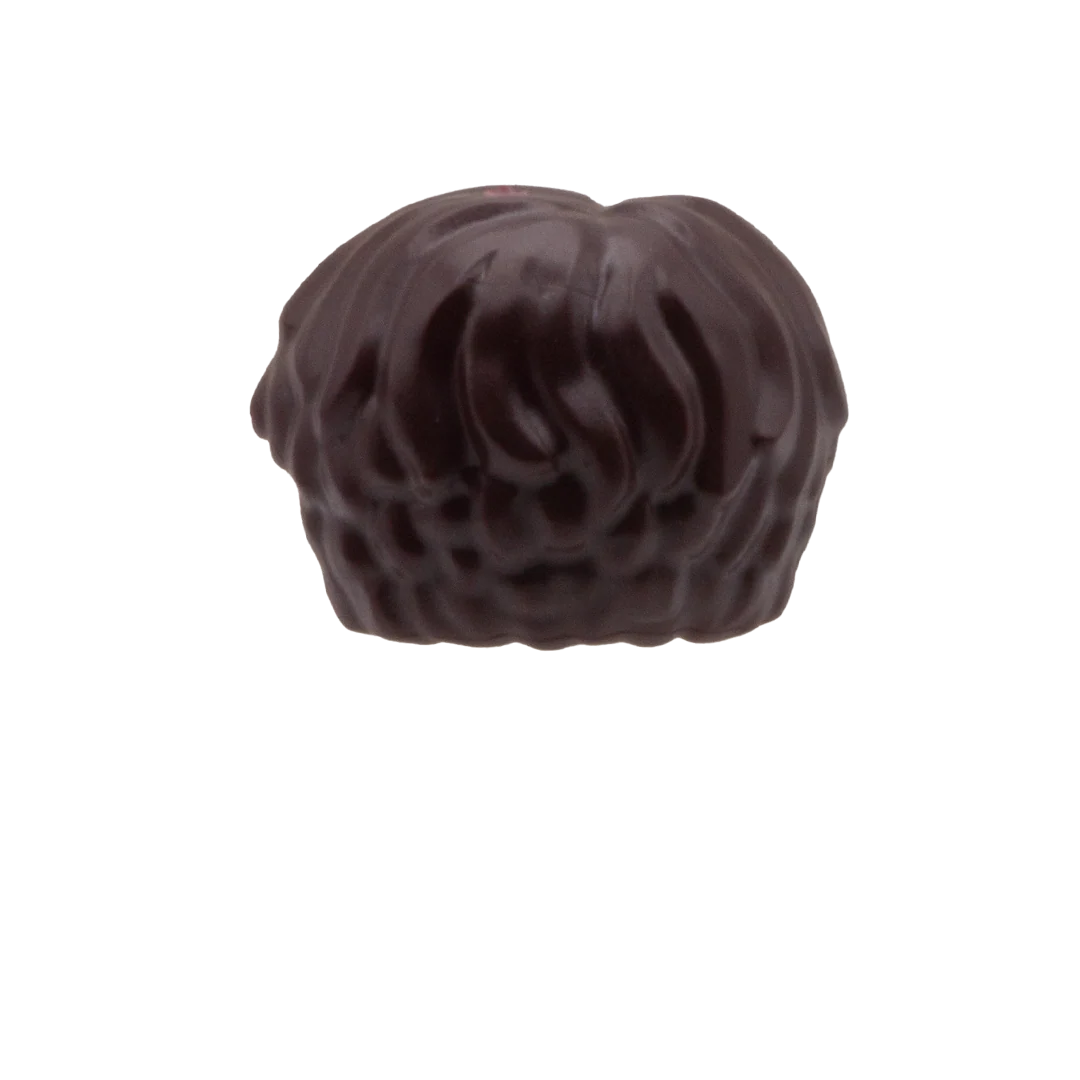 Dark Brown Floppy Curtains Hair - LEGO Minifigure Hair - Image 2