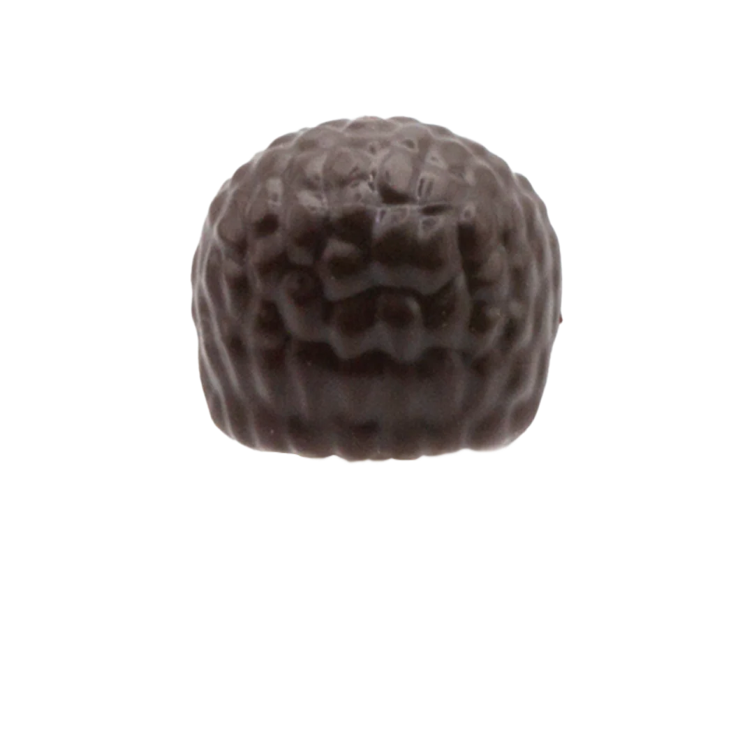 Dark Brown Short Afro - LEGO Minifigure Hair - Image 2