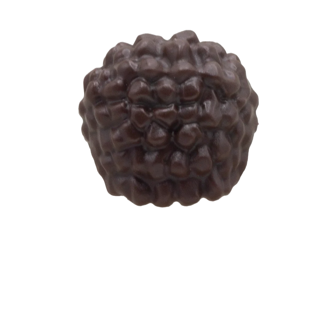 Dark Brown Short Spiky Afro - LEGO Minifigure Hair - Image 2