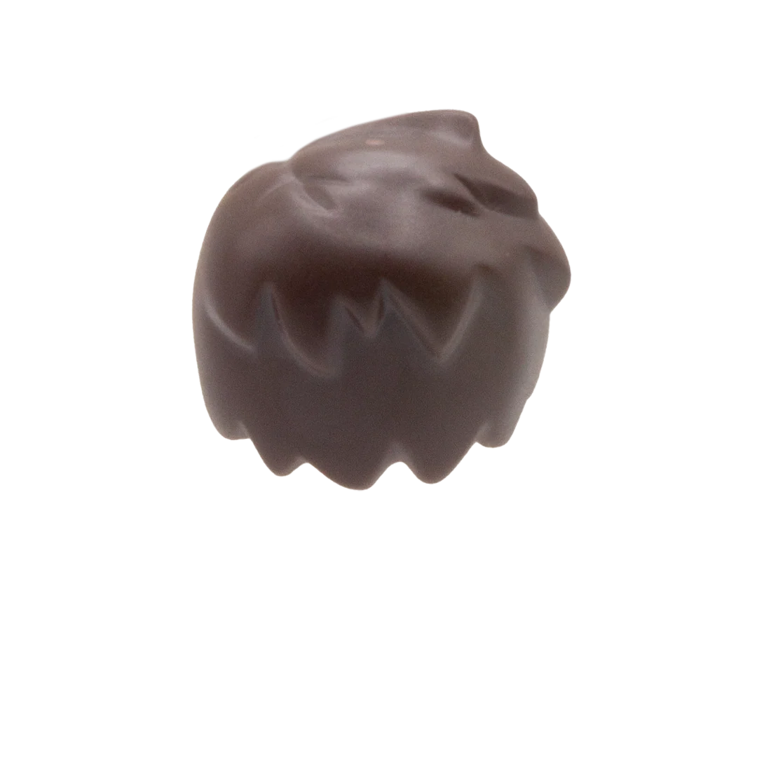 Dark Brown Short Tufted Hair - LEGO Minifigure Hair - Image 2